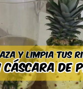 para qué sirve la cáscara de la piña en agua